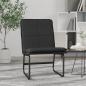 Preview: ARDEBO.de - Loungesessel Schwarz 54x75x76 cm Kunstleder