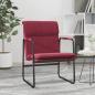 Preview: ARDEBO.de - Loungesessel Weinrot 55x64x80 cm Stoff