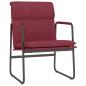 Preview: Loungesessel Weinrot 55x64x80 cm Stoff