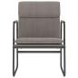 Preview: Loungesessel Taupe 55x64x80 cm Stoff