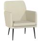 Preview: Sessel Creme 61x78x80 cm Kunstleder
