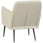 Preview: Sessel Creme 61x78x80 cm Kunstleder