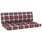 Preview: Outdoor-Mittelsofa Paletten Imprägniertes Kiefernholz Grau