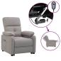 Preview: Relaxsessel Elektrisch Taupe Stoff
