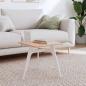 Preview: ARDEBO.de - Tischplatte 40x40x1,5 cm Quadratisch Massivholz Buche