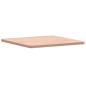 Preview: Tischplatte 40x40x1,5 cm Quadratisch Massivholz Buche