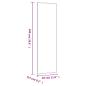 Preview: Wandspiegel 30x100 cm Glas Rechteckig