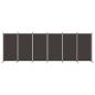 Preview: 6-tlg. Paravent Braun 520x180 cm Stoff