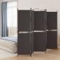 Preview: ARDEBO.de - 5-tlg. Paravent Braun 250x180 cm Stoff