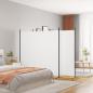 Preview: ARDEBO.de - 3-tlg. Paravent Weiß 525x180 cm Stoff
