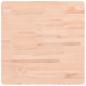 Preview: Tischplatte 60x60x4 cm Quadratisch Massivholz Buche
