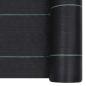 Preview: Unkrautfolie Schwarz 1x10 m PP