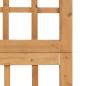 Preview: Spalier/Paravent 4-teilig Massivholz Tanne 161x180 cm