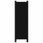 Preview: 4-tlg. Raumteiler Schwarz 200x180 cm