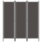 Preview: ARDEBO.de - 3-tlg. Raumteiler Anthrazit 150x180 cm