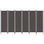 Preview: ARDEBO.de - 6-tlg. Raumteiler Anthrazit 300x180 cm