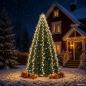 Preview: ARDEBO.de - Weihnachtsbaum-Beleuchtung 500 LEDs Kaltweiß 500 cm