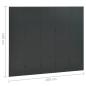 Preview: 5-tlg. Raumteiler Anthrazit 200x180 cm Stahl