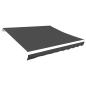 Preview: ARDEBO.de - Ersatzstoff für Markise Grau 450x300 cm Polyester