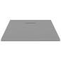 Preview: Duschwanne SMC Grau 100x80 cm