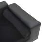 Preview: Hundesofa Dunkelgrau 81x43x31 cm Plüsch und Kunstleder