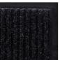 Preview: Türmatte Schwarz 90 x 120 cm PVC
