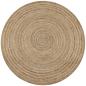 Preview: ARDEBO.de - Teppich Jute Geflochten 150 cm Rund
