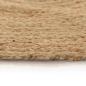 Preview: Teppich Jute Geflochten 150 cm Rund