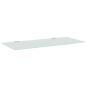 Preview: Urinal-Trennwand Wandmontage 90 x 40 cm Hartglas