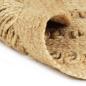 Preview: Teppich Handgefertigt Jute Geflochten 90 cm