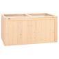 Preview: Hamsterkäfig 89,5x45x45 cm Massivholz Tanne