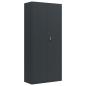 Preview: Aktenschrank Anthrazit 90x40x200 cm Stahl