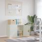Preview: ARDEBO.de - Aktenschrank Hellgrau 90x40x70 cm Stahl