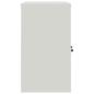 Preview: Aktenschrank Hellgrau 90x40x70 cm Stahl