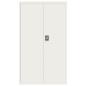 Preview: Aktenschrank Weiß 105x40x180 cm Stahl