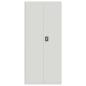 Preview: Aktenschrank Hellgrau 90x40x200 cm Stahl
