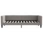 Preview: Tagesbett Taupe 80x200 cm Stoff