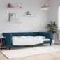Preview: ARDEBO.de - Tagesbett Blau 100x200 cm Samt