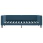 Preview: Tagesbett Blau 100x200 cm Samt