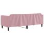 Preview: Tagesbett Rosa 80x200 cm Samt