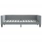 Preview: Tagesbett Hellgrau 90x200 cm Stoff