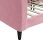 Preview: Tagesbett Rosa 100x200 cm Samt
