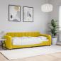 Preview: ARDEBO.de - Tagesbett Gelb 80x200 cm Samt