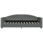 Preview: Tagesbett Dunkelgrau 80x200 cm Stoff