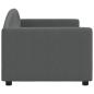 Preview: Tagesbett Dunkelgrau 80x200 cm Stoff