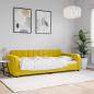 Preview: ARDEBO.de - Tagesbett Gelb 90x200 cm Samt
