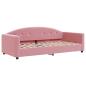 Preview: Tagesbett Rosa 90x200 cm Samt