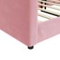 Preview: Tagesbett Rosa 90x200 cm Samt
