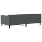 Preview: Tagesbett Dunkelgrau 90x190 cm Stoff