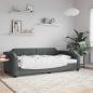 Preview: ARDEBO.de - Tagesbett Dunkelgrau 80x200 cm Stoff